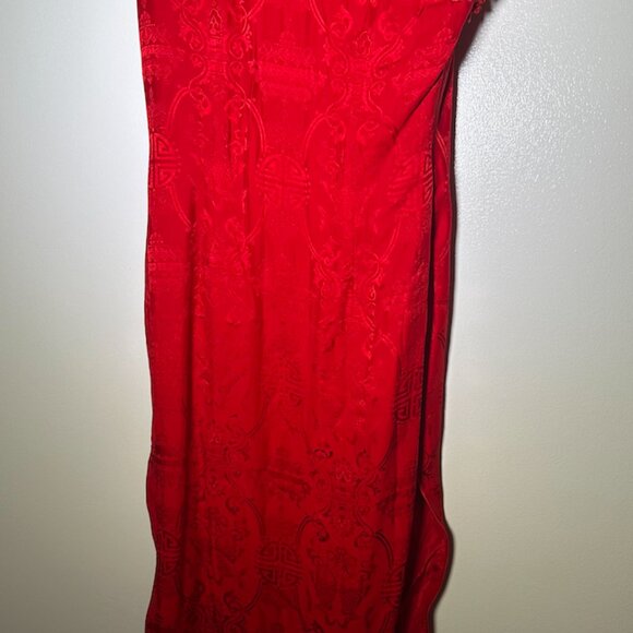 Vintage 100% Silk Chinese dress qipao - size 10 US - Picture 6 of 11